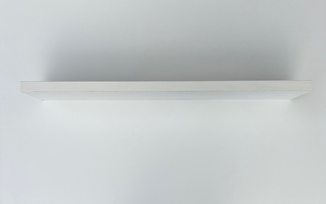 Robuust massief eiken wandplank